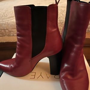 Vince Camuto Red Pull on Boots